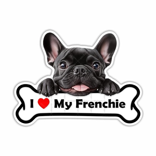 Love frenchie sticker - i,