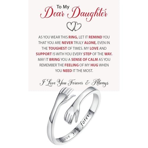 Daughter hug hope rings - hope,