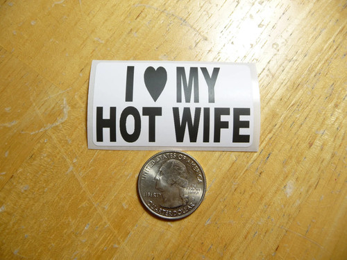 Love hot wife sticker - wife,