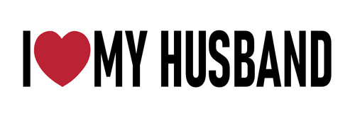 Love husband sticker - i,