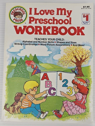 Love preschool workbook - my,