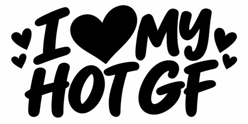 Love hot vinyl decal - i,