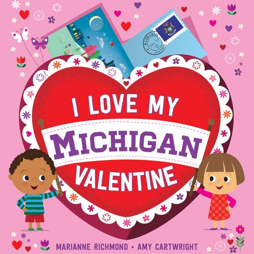 Love michigan valentine - i,