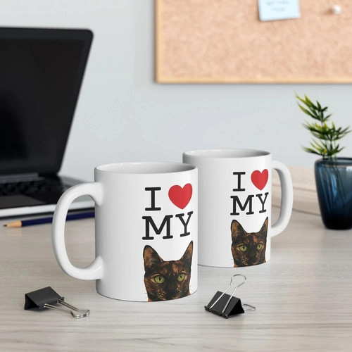 Love cat mug - my,
