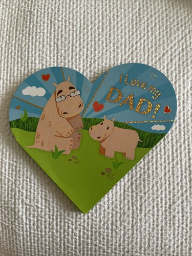 Love dad heart shaped - i,